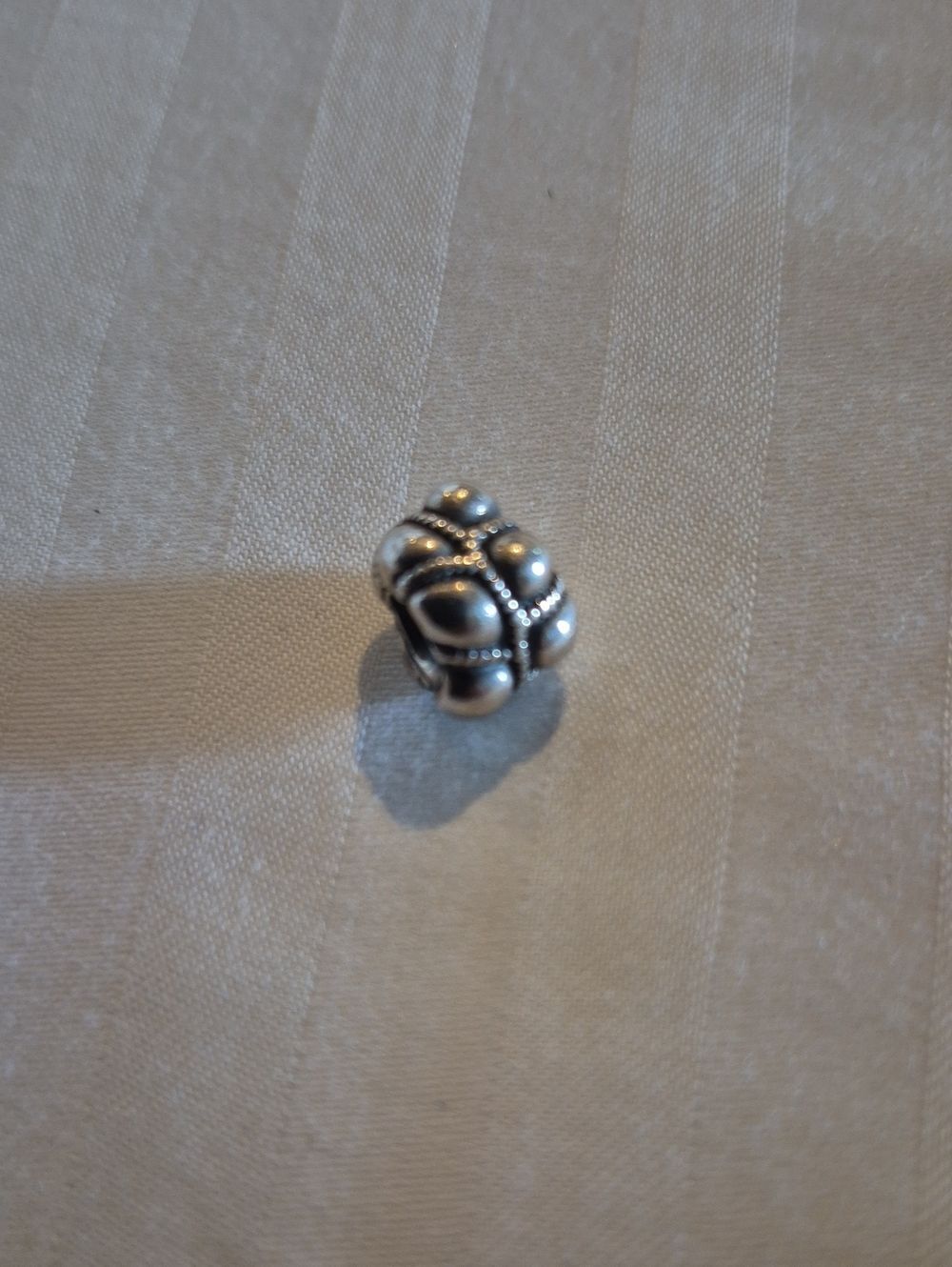 Pandora Vintage Journey Beaded Silver Charm